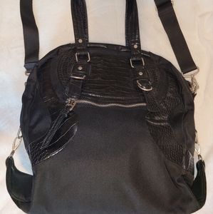 Lululemon Athletica RARE Black crocodile gym bag